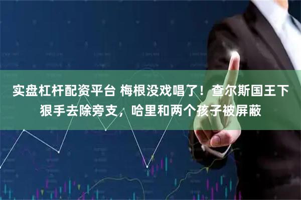 实盘杠杆配资平台 梅根没戏唱了！查尔斯国王下狠手去除旁支，哈里和两个孩子被屏蔽